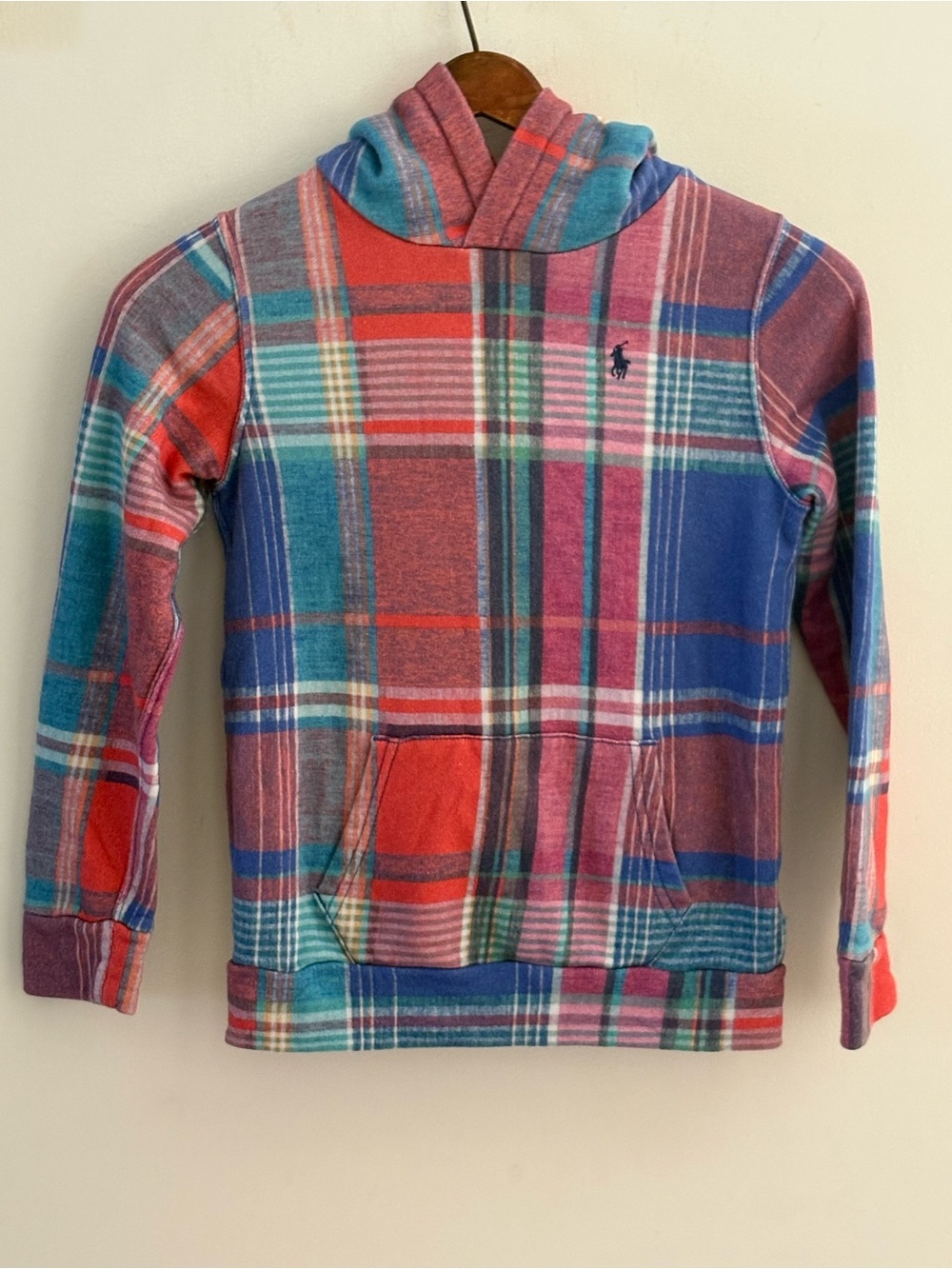 Polo by Ralph Lauren Girls' Multicolor Plaid Hoodie